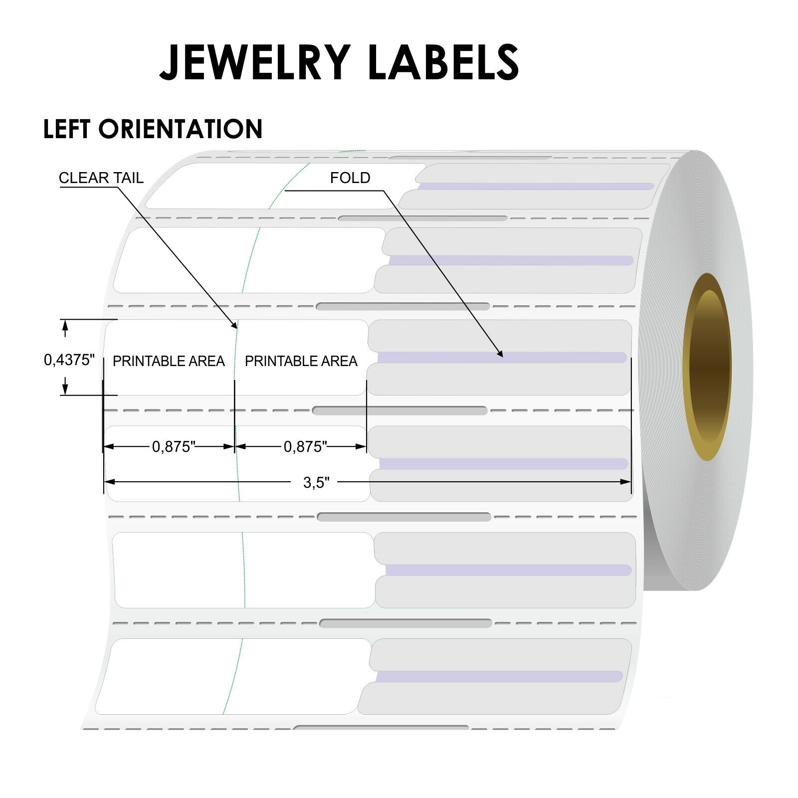 jewelry labels for zebra printers